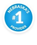 Nebraska number one provider ribbon